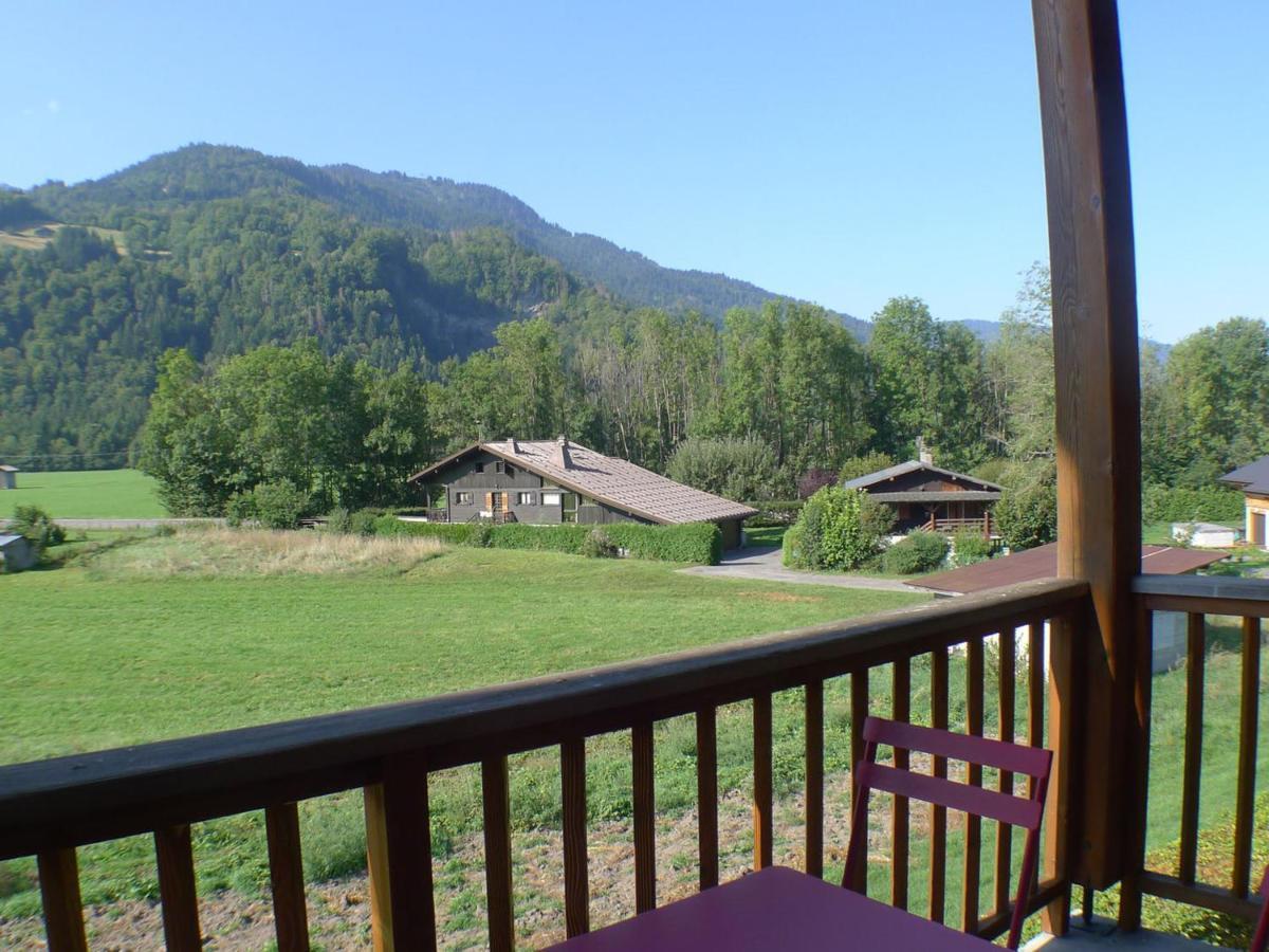 Duplex Confortable Avec Balcon Sud, Animaux Admis Et Parking - Fr-1-629-133 Samoëns Εξωτερικό φωτογραφία